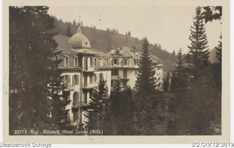 Hotel Sonne (Villa), Rigi-Klösterli (1928)