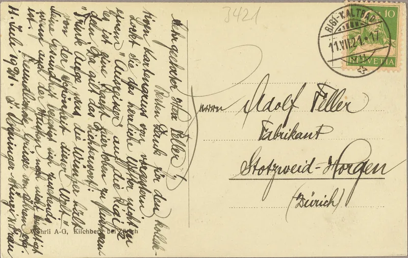 Rigi-First and Urirotstock (vor 11.07.1921)