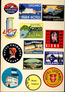 Abc Hotel Lugano, Adler Hotel Erica Schweizerhof, Eden Beaurivage, Hotel “Lugano”, Hotel Béha, Hotel Bristol, Hotel Condor- Rigi, Hotel Continental Beauregard, Hotel Diana, Hotel Primrose, Hotel Schmid Paradiso, La Torre Albergo Hotel, Park- Hotel