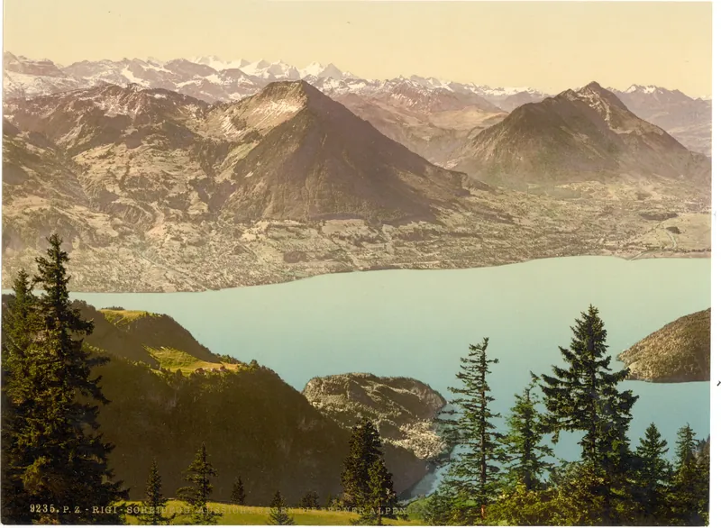 Rigi Scheidegg, looking towards Oberland Alps, Rigi, Switzerland (between 1890 and 1900)
