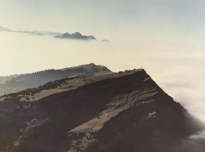 Rigi-Kulm, view towards Pilatus (19.10.1972)