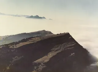 Rigi-Kulm, view towards Pilatus (19.10.1972)