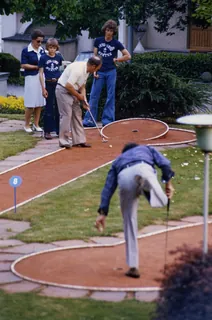 Rigi-Kaltbad, Mini-Golf Course [blurry photo] (ca. 1976)