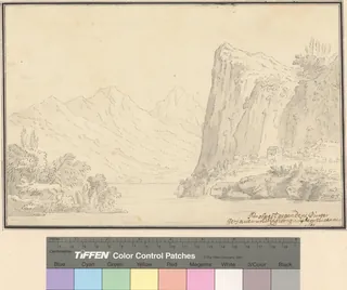 Prospect gegen dem Bürger, Gersauer und Rigi Berg auf dem Lucerner See (ca. 1769?)