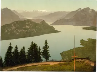 From Rigi Kanzell, Pilatus, Switzerland (between 1890 and 1900)