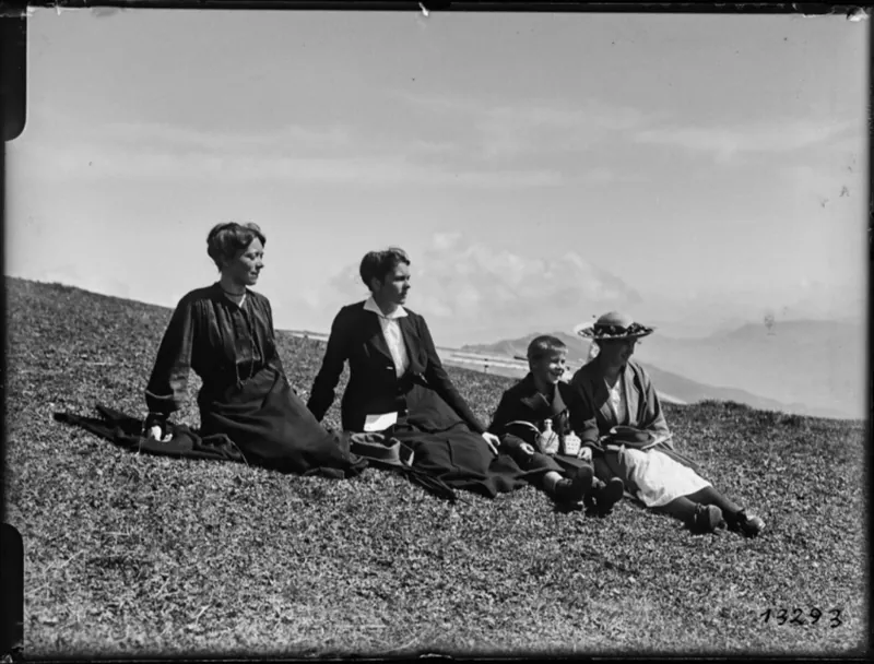 Porträt, Männliche Person und weibliche Person, Rigi (approx. 1915)