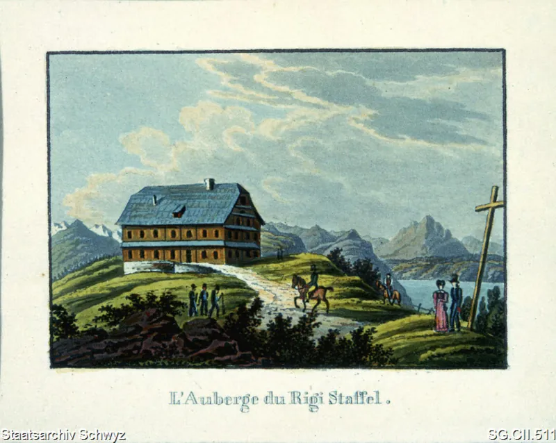 Gasthaus Rigi Staffel (ca. 1820 - 1830)