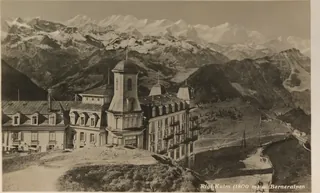 Rigi Kulm (1800 m) and Bernese Alps (vor 17.6.1939)