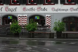 Küssnacht am Rigi, Hotel Engel with Goethe Stube (10.07.2014)