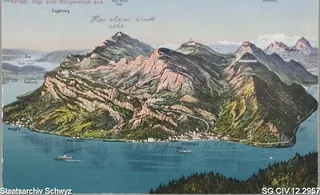Die Rigi vom Bürgenstock aus gesehen (keine Angabe)