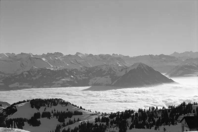 Rigi, winter landscapes (29.01.1991)