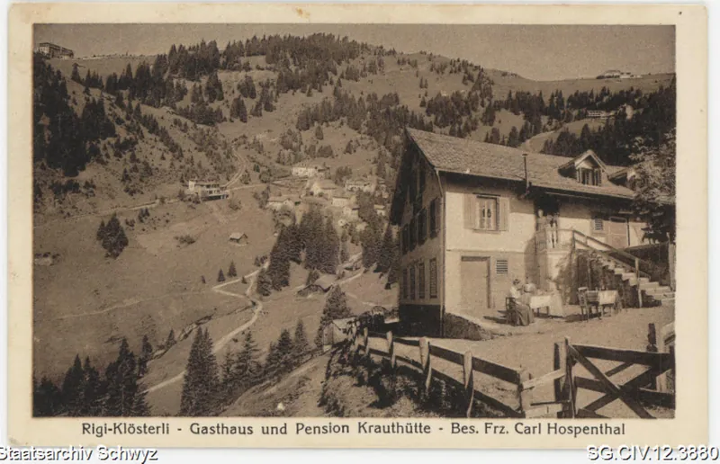 Gasthaus und Pension Krauthütte, Rigi-Klösterli (keine Angabe)