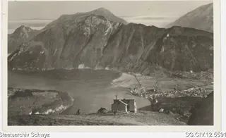 Stoos, Fronalpstock mit Blick gegen Brunnen und Rigi (keine Angabe)