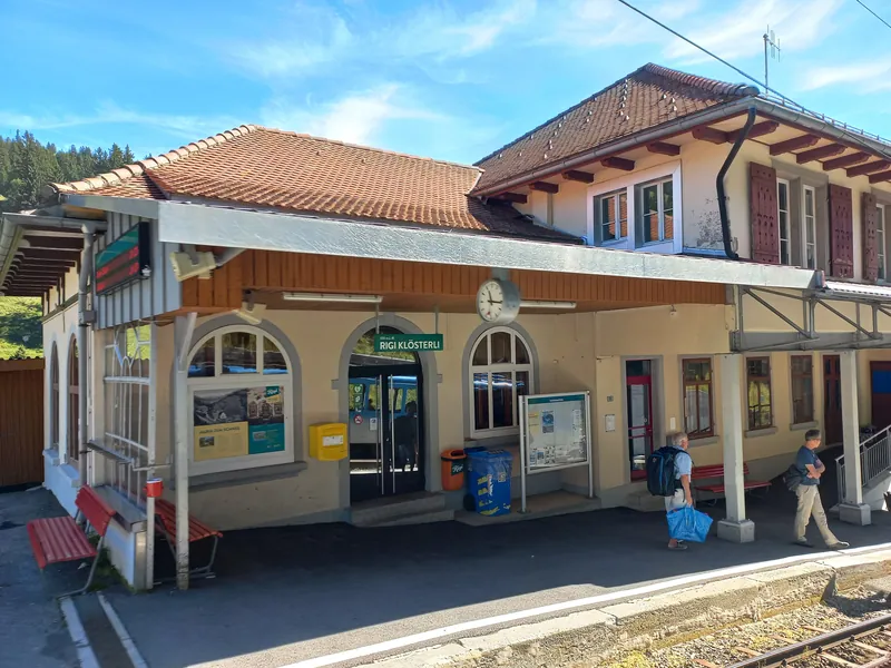 Rack railway Arth-Goldau to Rigi-railway station Rigi Kloesterli-01ASD (2023-09-04)