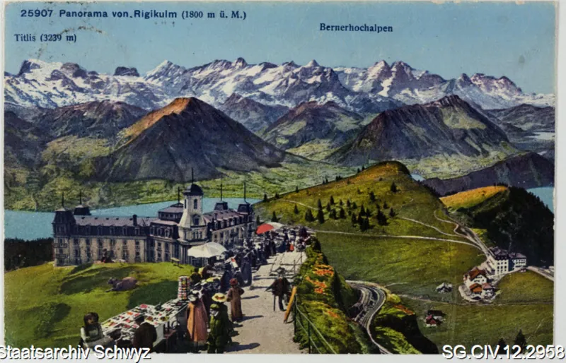 Panorama von Rigi-Kulm (1800 m ü. M.) (keine Angabe)