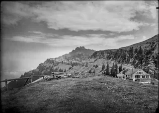Rigi Staffel, Hotel Edelweiss, Gesamtaussenansicht (approx. 1921)