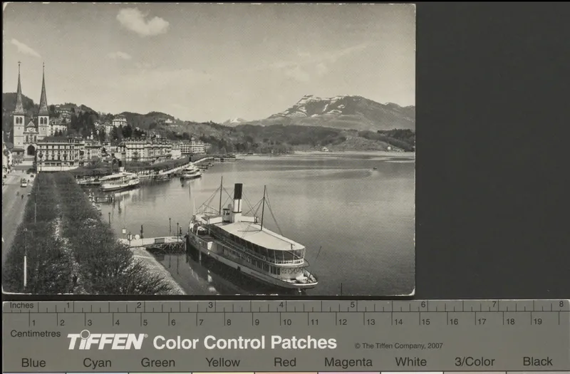 Luzern, Quai mit Rigi (1948)