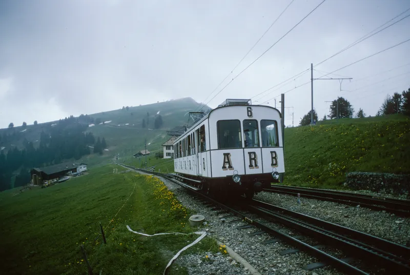 Arth, Goldau, Arth-Rigi-Bahn ARB, today Rigibahnen AG (6/1995)