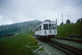 Arth, Goldau, Arth-Rigi-Bahn ARB, today Rigibahnen AG (6/1995)