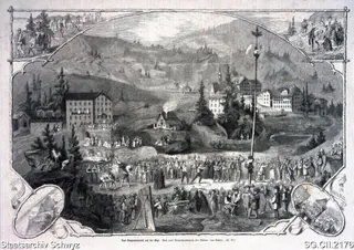 Das Magdalenfest auf der Rigi (ca. 1900)