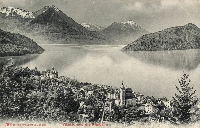 Vitznau and the Rigi Railway (vor 24.8.1907)