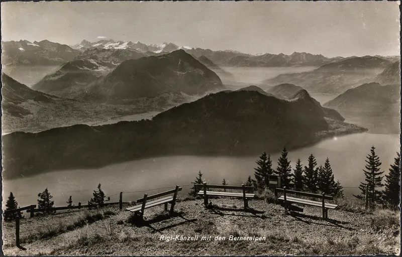Rigi-Känzeli with the Bernese Alps (vor 2.8.1941)
