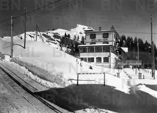 Rigi Kaltbad, Hotel Rigi -Bahn, Aussenansicht (between approx. 1930 and approx. 1969)
