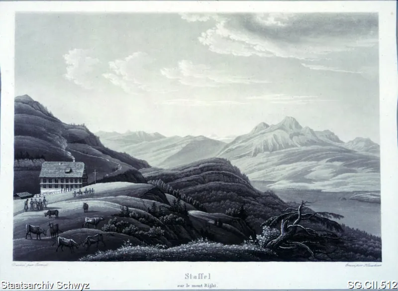 Gasthaus Rigi Staffel (ca. 1830)