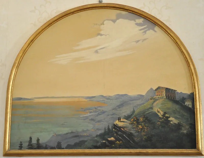 Rigi mit Rigi-Kulm-Hotel c1870 (circa 1870)