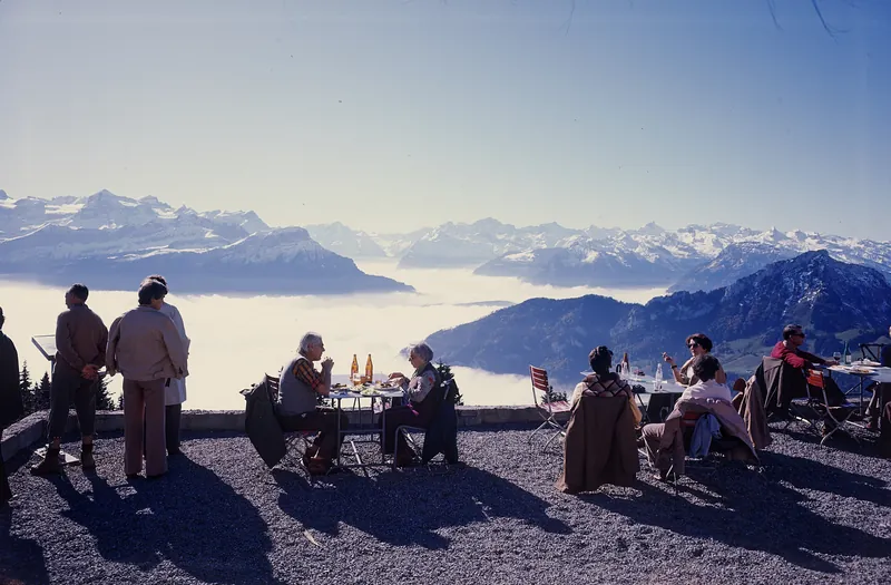 Rigi, Autumn Landscape with a Sea of Fog (1975)