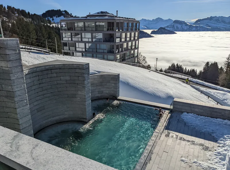 Spa at Rigi Kaltbad in winter (Taken on 20 December 2021, 10:37:53)