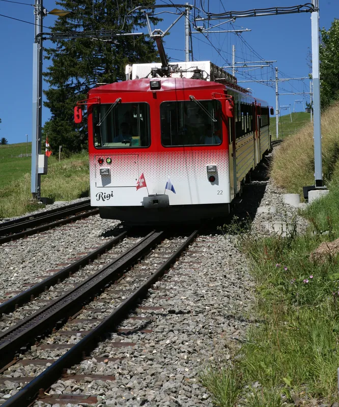 Weggis, Rigi Kaltbad-First, former VRB station, today Rigi Bahnen AG RB (07.08.2016)