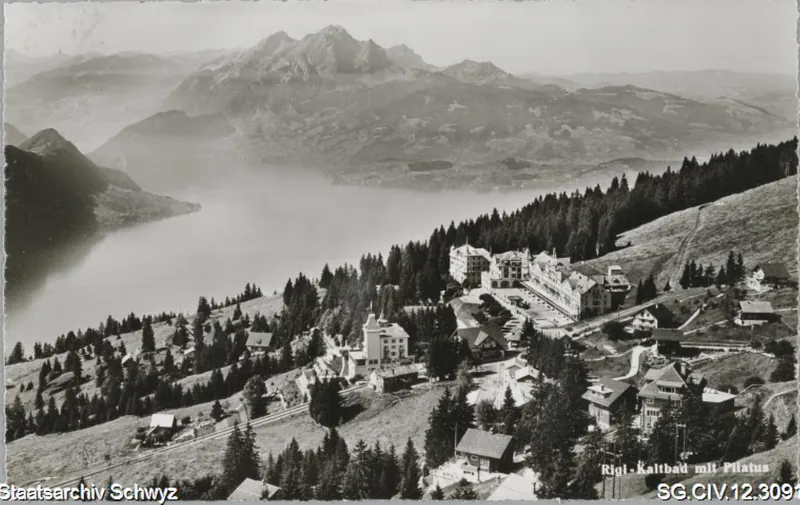 Rigi-Kaltbad mit Pilatus (1946)
