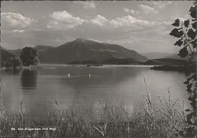 Am Zugersee mit Rigi (1963)