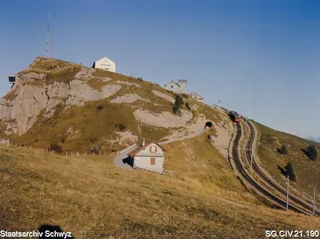 Blick auf die Rigi-Kulm (zwischen 1950 und 1980)