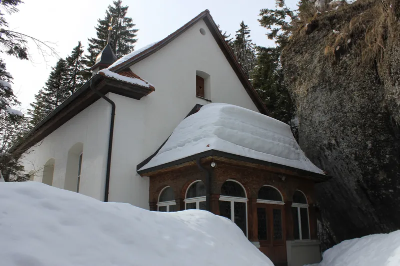 Felsenkapelle Rigi Kaltbad Winter (2013-03-16 15:04:29)