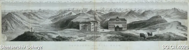 Panorama Rigi-Kulm (ca. 1860 - 1870)