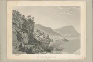 Le Lac de Lowerz vers le Rigi (1819)