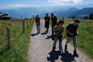 Last meters of our ascent