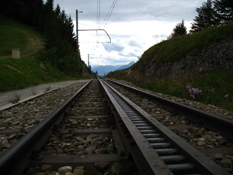 6673 - Rigi - Vitznau-Rigi-Bahn tracks (2007-07-29)