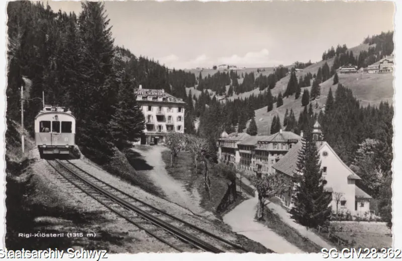 Rigi-Klösterli (1315 m) (zwischen 1875 und 1979)