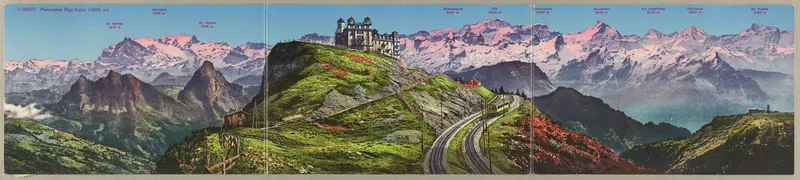 Rigi, Panorama Rigi-Kulm (vor 23.05.1926)